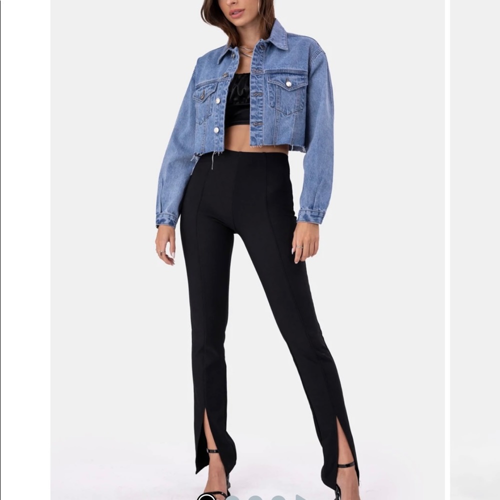 Adika Front-Slit Pants